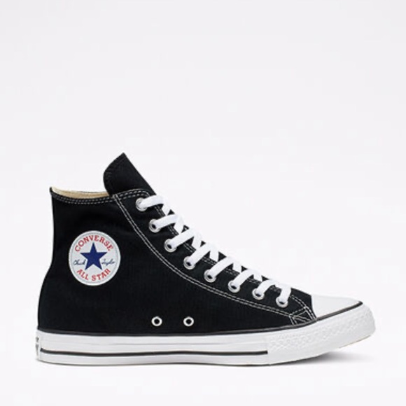 Black Converse Chuck Taylor All star High Top Shoe - Picture 1 of 4